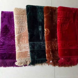 壓花印花熱銷防滑加厚祈禱毯 丹娜針織穆斯林用品的優(yōu)質選擇